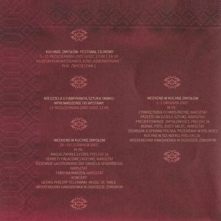 Zaproszenie na wystawę "Kuchnie zmysłów"