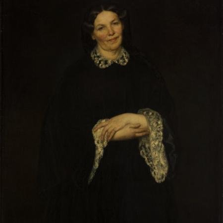 Henryk Rodakowski, Portret matki, 1853, kolekcja Muzeum Sztuki w Łodzi