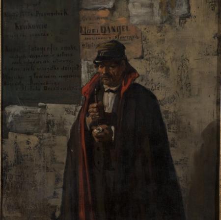 Wacław Koniuszko, Posłaniec krakowski,1881, kolekcja Muzeum Sztuki w Łodzi