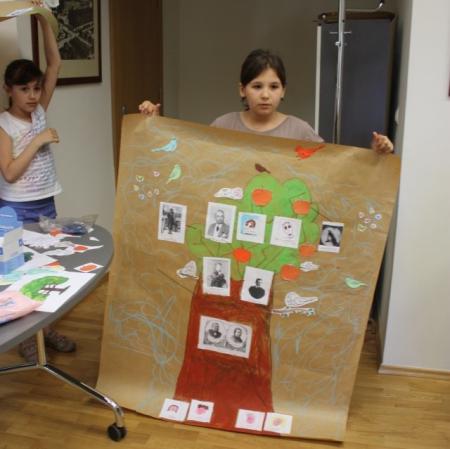 Prezentacja pracy wykonanej  podczas warsztatów "Drzewo pokoleń"