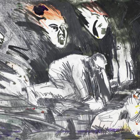 Edward Dwurnik, Pijany Gierek, 1985 r