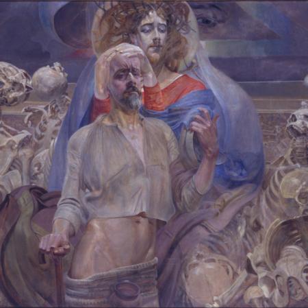 Jacek Malczewski, Scena symboliczna,1919 r