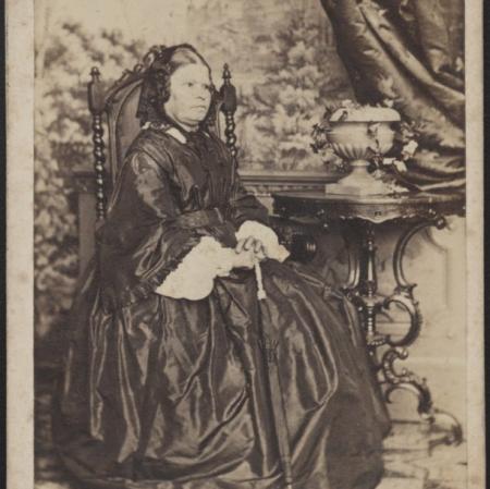 Walery Rzewuski, Portrait of a Woman, 60' XIX century, Collection of Muzeum Sztuki in Łódź