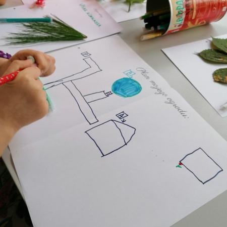 Warsztaty dotyczące ogrodu przeprowadzone w szpitalu