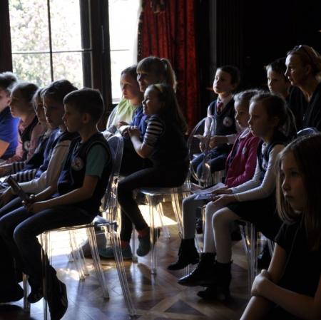 Uczniowie, którzy uczestniczyli w konkursie.