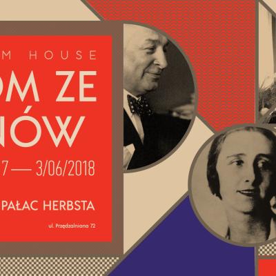 Plakat do wystawy "Dom ze snów"