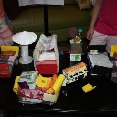 Prace plastyczne uczestników warsztatów